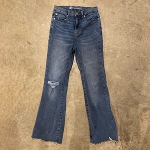 NoBo jeans size 7 stretchy distressed hole in knee (made that way)